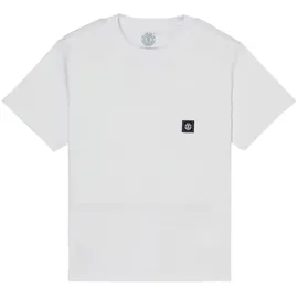 Element T-Shirt "Icon Labelcket", Jungen, Gr. 12(148-156cm), optic weiß, Obermaterial: 100% Baumwolle., Shirts T-Shirt