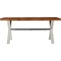 VidaXL Esstisch Massivholz 180x90x76 cm