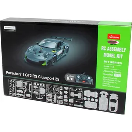 Jamara RC-Auto Porsche 911 GT2 RS Clubsport 25 1:18 grau 2,4 GHz Bausatz