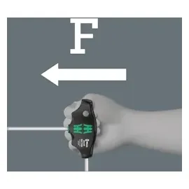 WERA 454 HF Quergriff-Sechskantschraubendreher Hex-Plus 3 x 100 mm