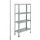 SCHULTE Regalwelt Steckregal Stahl 137x75x30 cm silber