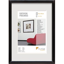 The Wall Kunststoff Bilderrahmen Design Frames schwarz, 40 x 50 cm