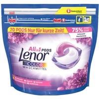 Lenor Allin1 PODS Amethyst Blütentraum Colorwaschmittel, 70 Waschladungen