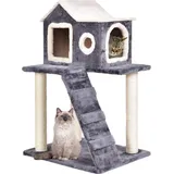 Costway Kratzbaum Katzenbaum Katzenkratzbaum Kletterbaum Spielbaum mit grosser Hoehle