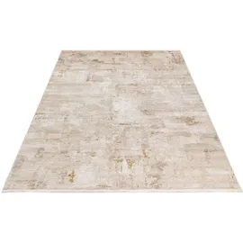 OBSESSION Teppich OBSESSION "My Noblesse 806", grau (taupe), B:120cm H:7mm L:170cm, Polyester, Teppiche, Teppich, modernes Design, Wohnzimmer