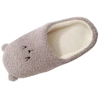 Uninevp Süße Bär Mädchen Hausschuhe Plüsch Warme Slippers Damen Hause Bequem Rutschfeste Schlappen Indoor Lässige Pantoffeln Lustig Paare Hüttenschuhe Gästepantoffeln - 41/42 EU