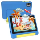 Tablet 7 Zoll fur Kinder, 8GB RAM + 64GB ROM, 128 GB Expand, Kindersteuerung, Blau - Blau