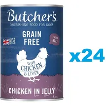 Butcher's Nassfutter Huhn in Gelee 24 x 400 g