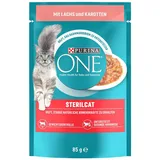 PURINA ONE STERILCAT ADULT KATZENFUTTER NASSFUTTER MIT LACHS KAROTTEN 13x85g