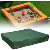 Ahlsen Sandkastenabdeckung 120 X 120 Cm, Wasserdicht, Uv-schutz 70 %, Passend Für Oxford-sandkästen, Mit Kordelzug, Grün
