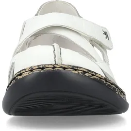 Rieker Damen Geschlossene Ballerinas, Weiß 39