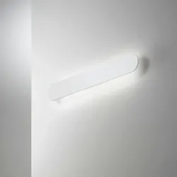 Echo ap d60, Wandleuchte aus weißem Metall, Ideal Lux