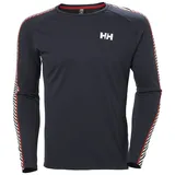 HELLY HANSEN Lifa Active Stripe Crew Langarm-baselayer - Navy - M