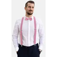 MASSI MORINO Hosenträger-Set in Rosa | Gr.: onesize
