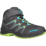 Lowa Maddox GTX Mid Schuhe Kinder grau/grün