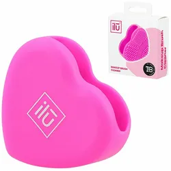 Make-up-Pinsel-Reiniger Ilū Brush Cleaner Herz Silikon (1 Stück)