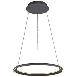 Schöner Wohnen SCHÖNER WOHNEN-Kollektion LED-Pendelleuchte Quillo Alu, Eisen, Stahl & Metall Schwarz