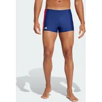 Adidas Colorblock Swim Boxer-Badehose Dark Blue / Pure Ruby / Lucid Red L/XL