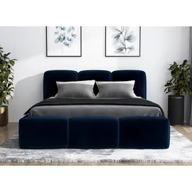 A&J MöbelLand STAR-OM 90 x 200 cm Blau