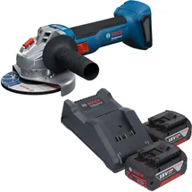 Bosch GWS 18V-8 inkl. 2 x 4,0 Ah + Ladegerät