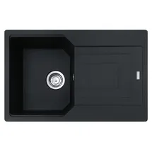 Franke Urban UBG 611-78 links Einbauspüle onyx Excenterbetätigung 780 x 500 mm