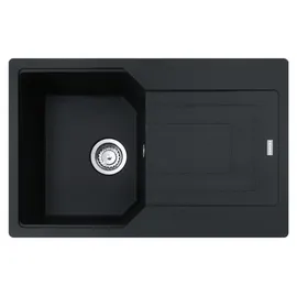 Franke Urban UBG 611-78 links Einbauspüle onyx Excenterbetätigung 780 x 500 mm