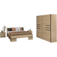 Helvetia Schlafzimmer-Set »Violla«, aus FSC®-zertifiziertem Holzwerkstoff braun