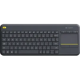 Logitech K400 Plus Wireless Touch Keyboard BE schwarz