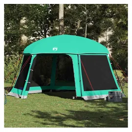 vidaXL Poolzelt mit abnehmbarem Überzelt Netzwänden Meergrün 512x458cm