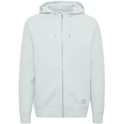 Sweatjacke SOLID "Sweatjacke SDLenz", Herren, Gr. 3XL, blau (ice flow), Obermaterial: 60% Baumwolle CO. 40% Polyester PES., Sweatjacken Sweatjacke