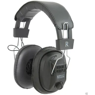 Voll Größe Mono / Stereo Hi-Fi Gepolstert Kopfhörer Mit Lautstärkeregler