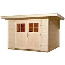 Weka Gartenhaus 179 2,95 x 2,41 m natur