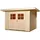 Weka Gartenhaus 179 2,95 x 2,41 m natur