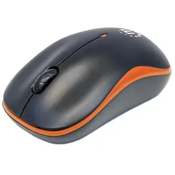 Manhattan Success kabellose Maus- Schwarz/Orange