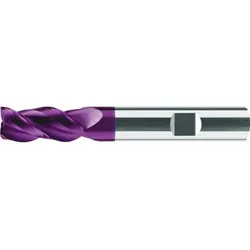 Schaftfräser HPCL VHM TiAlN Typ UNI Z3 Eckfase 35-38° ø5mm