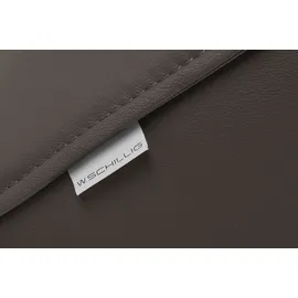 W.Schillig Cocktailsessel "sally Designsessel, Loungesessel", braun (braun z59), B:84cm H:78cm T:84cm, Longlife Xtra-Leder Z59: Glattleder mit modischer Prägung. Hautstärke 0, 9 - 1, 1 mm., Sessel, Cocktailsessel, mit Metall-Winkelfüßen in Chrom glänzend