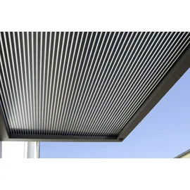 Gutta Rechteckvordach BS 3D-Line 160 x 90 cm anthrazit