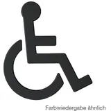 Hewi Serie 801 Symbol Rollstuhl tiefschwarz