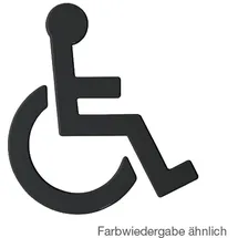 Hewi Serie 801 Symbol Rollstuhl tiefschwarz