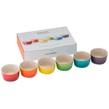 Le Creuset Mini Förmchen 6er-Set Regenbogen