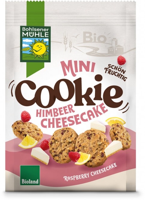 Bohlsener Mühle Mini Cookie Himbeer Cheesecake bio