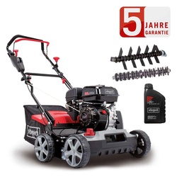 Scheppach Profi Benzin Vertikutierer SC50VARIO, 40cm Breite, 4kW, 17 Messer + Öl