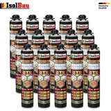 Mauermörtel Pistolenschaum Montageschaum PU-Mauermörtel Klebeschaum 15 x 750ml
