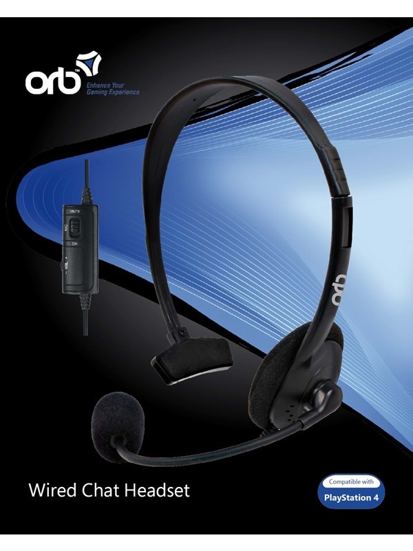 PS4 Wired Chat Headset - Headset - Sony PlayStation 4