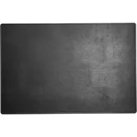 SPRINTIS - Schreibtischunterlage Leder schwarz 60 x 40 cm, Schreibtischmatte aus recyceltem Naturleder, Tischunterlage aus Leder für Büro und Home Office
