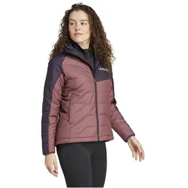 adidas Terrex Multi Synthetic Insulated Jacke - Aurora Black / Quiet Crimson - S