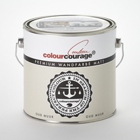 Innenraumfarbe Beigegrau Premium Wandfarbe 2,5 Liter Matt bis zu 25m2