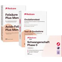 Redcare Ovulationstest, Schwangerschaft Phase 0 & Foläure for Men 1 St Test