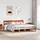 vidaXL Massivholzbett 180 x 200 cm Braun