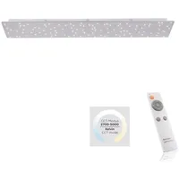 Just light. LED-Deckenleuchte »SPARKLE«, CCT dim stahl 100x45cm